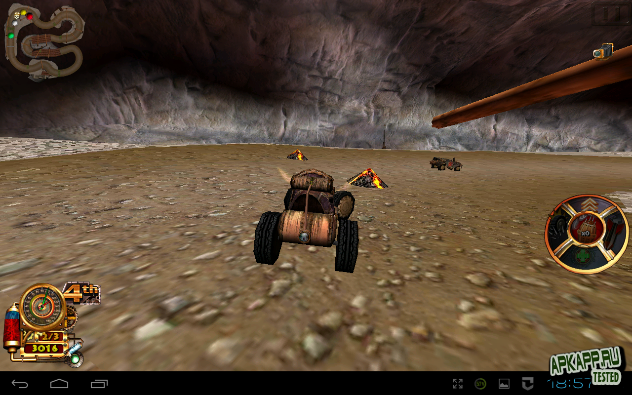Игра "Steampunk Racing 3D" на Андроид