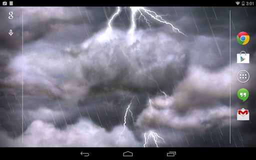 Живые обои "Thunderstorm Live Wallpaper" на Андроид