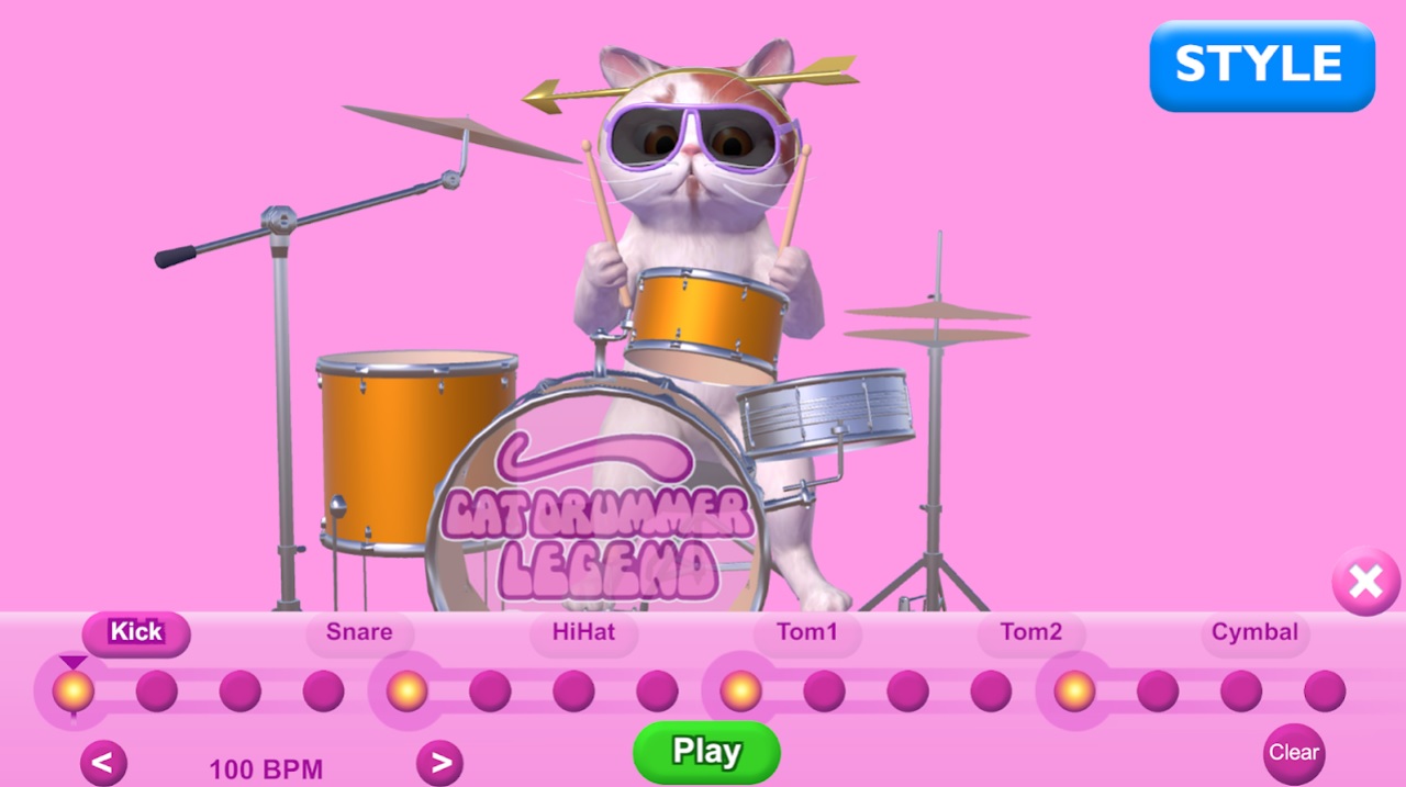 Cat Drummer Legend - Toy на Андроид