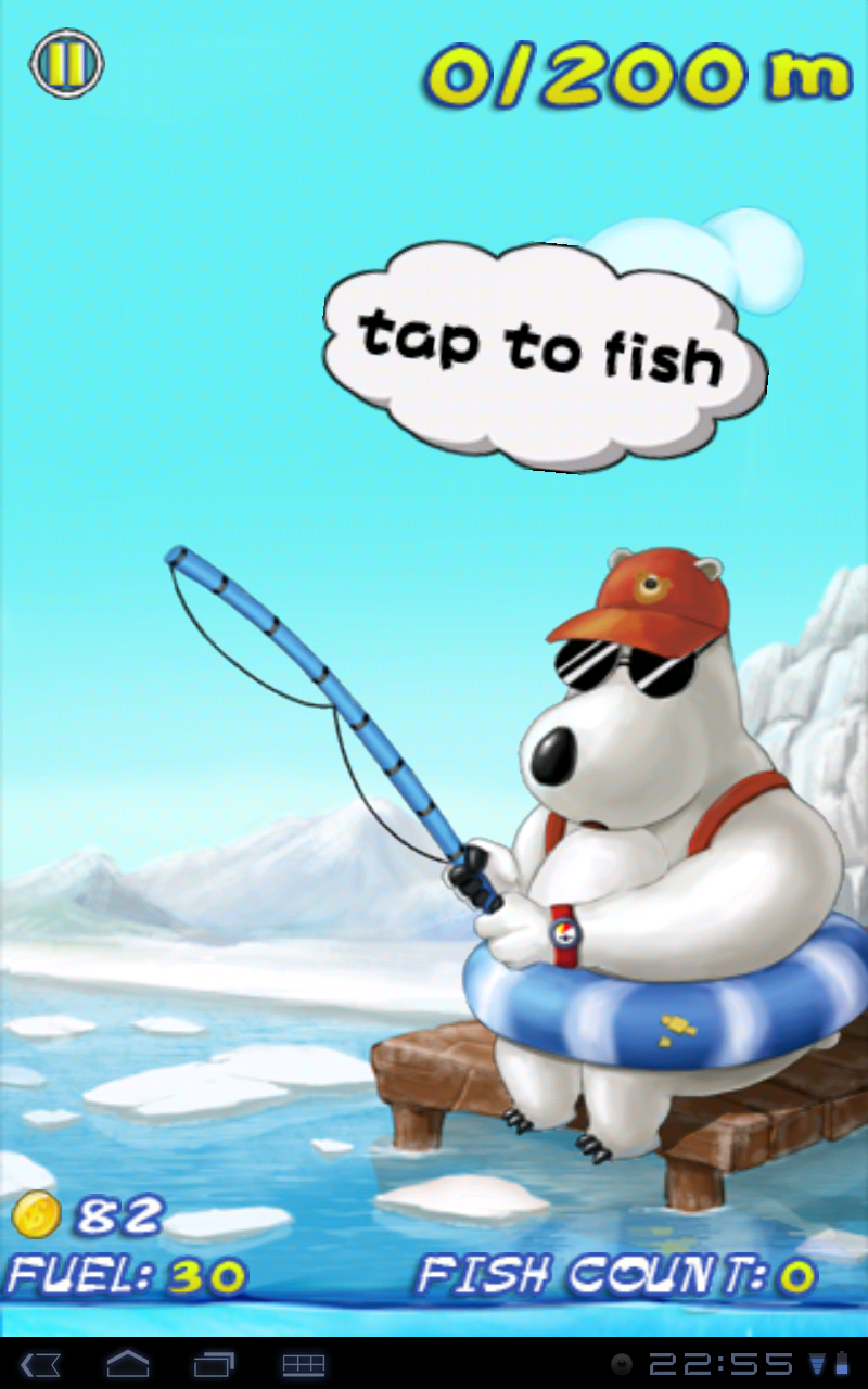 Игра Bear Fishing на Андроид