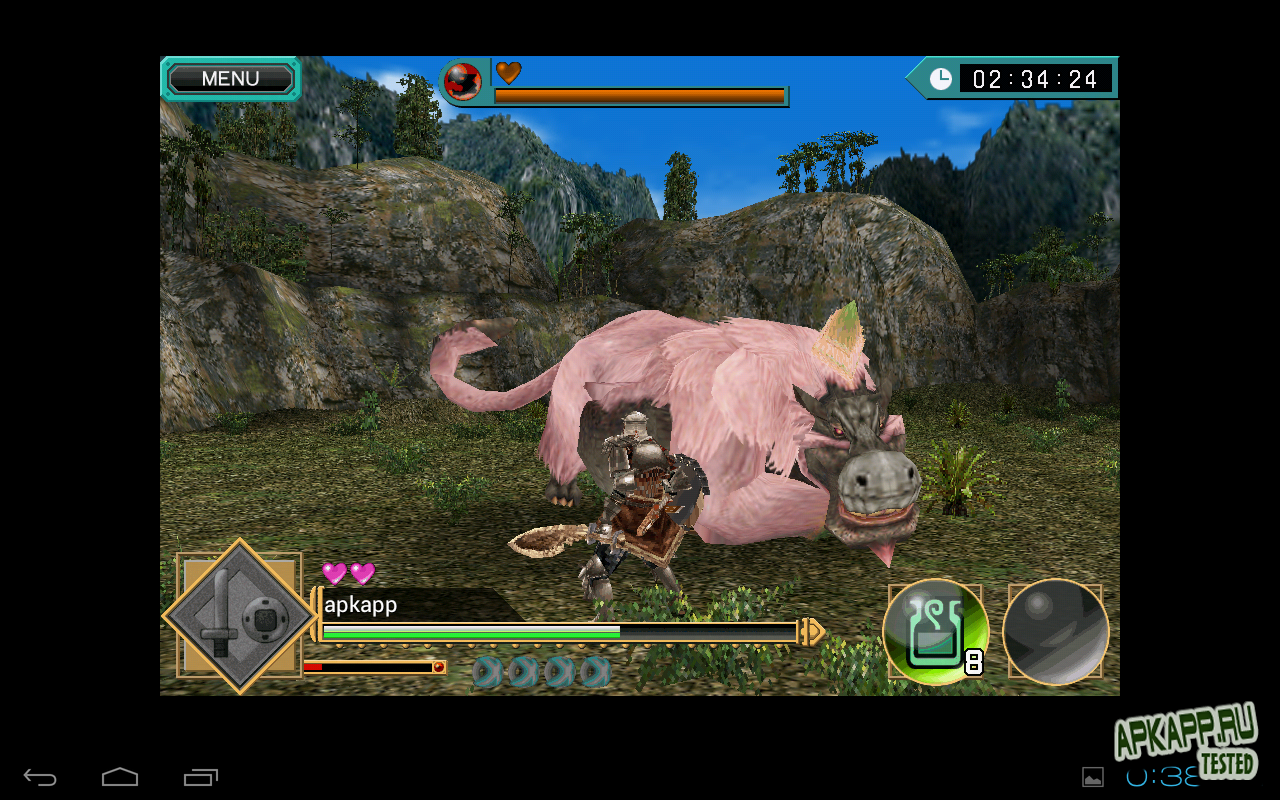Игра "Monster Hunter: Dynamic Hunting" на Андроид