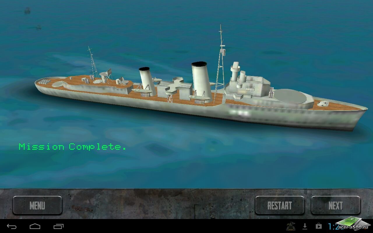 Игра "Battleship Destroyer" на Андроид
