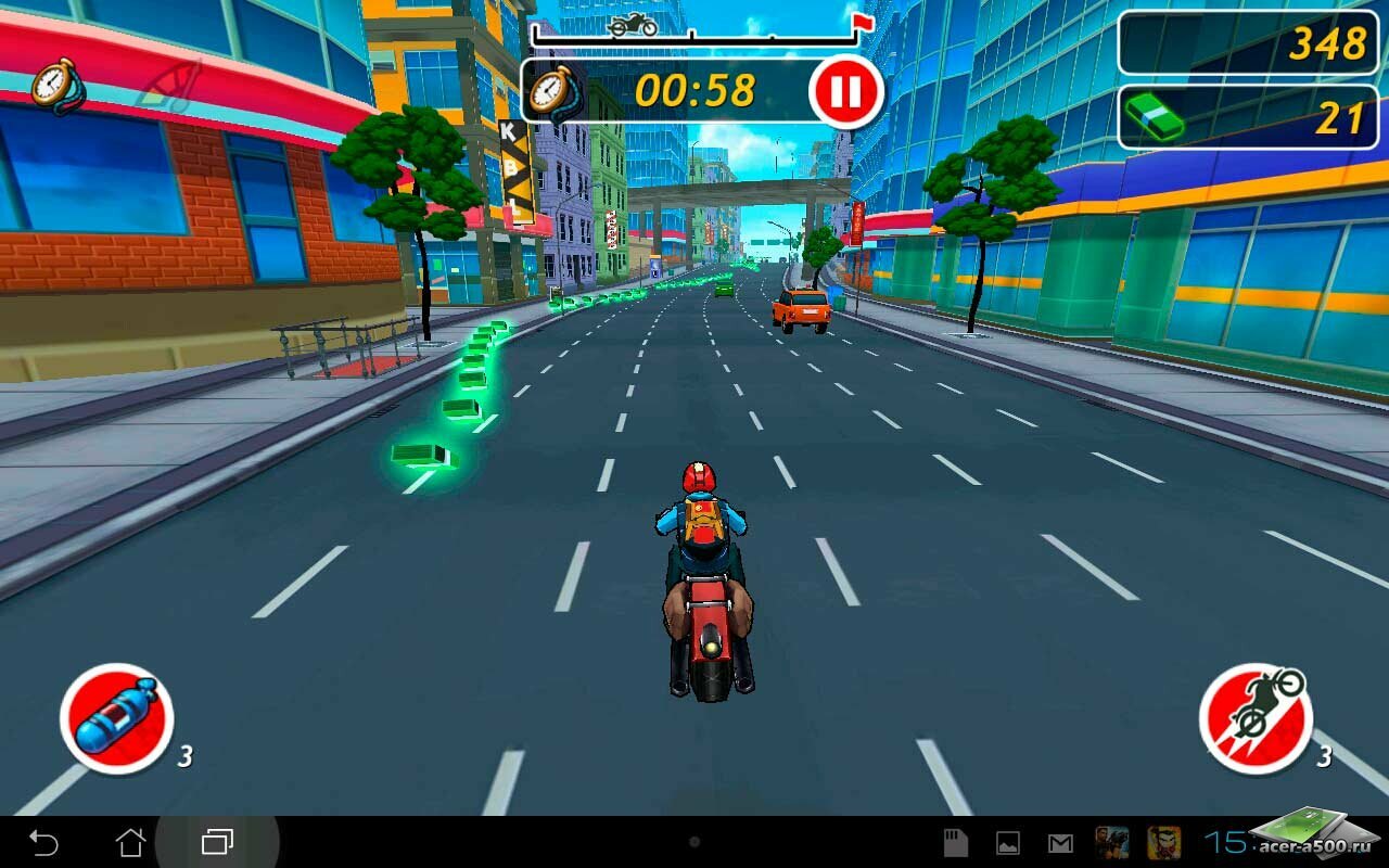 Игра "Moto Locos" на Андроид