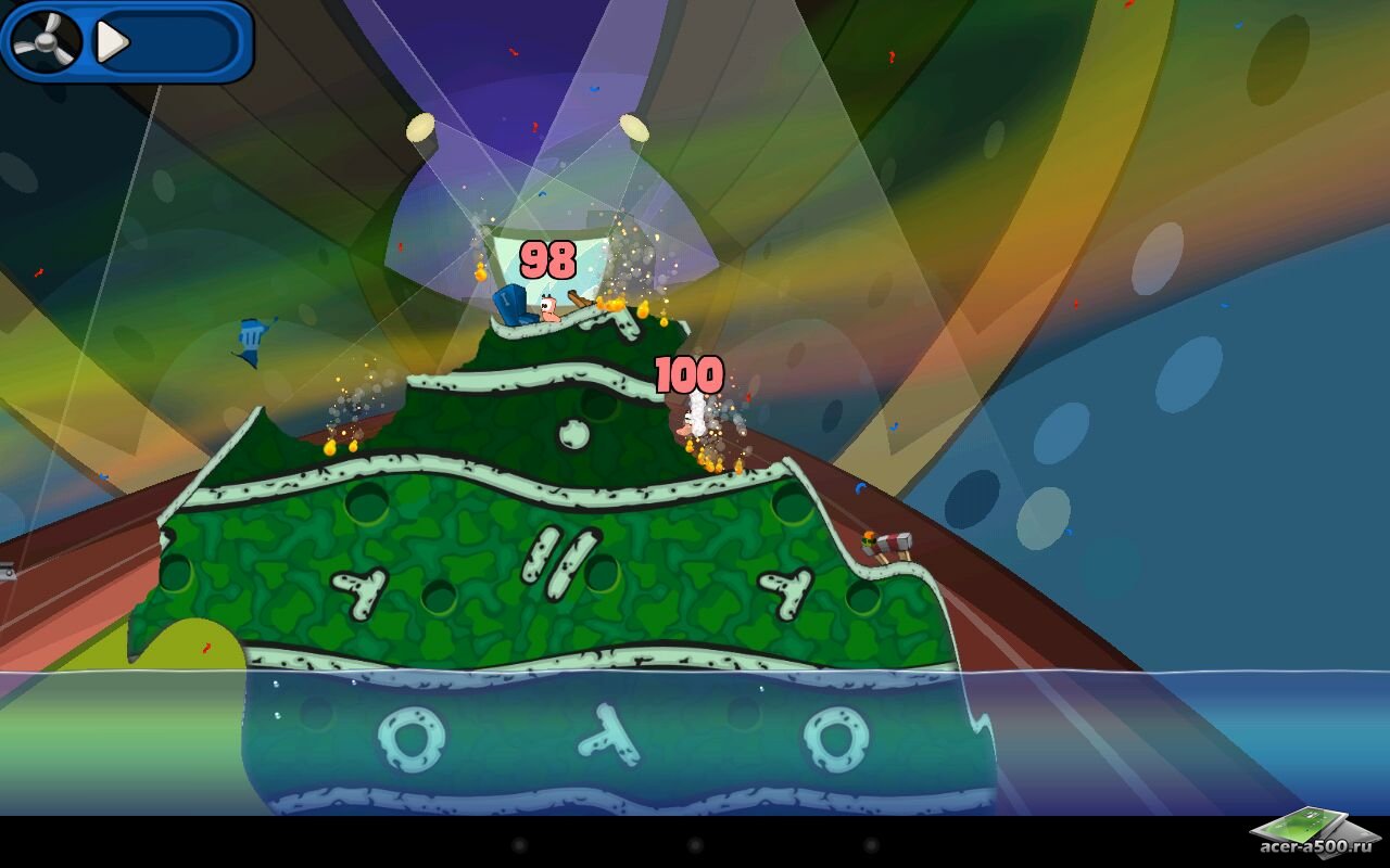 Игра "Worms 2: Armageddon" на Андроид