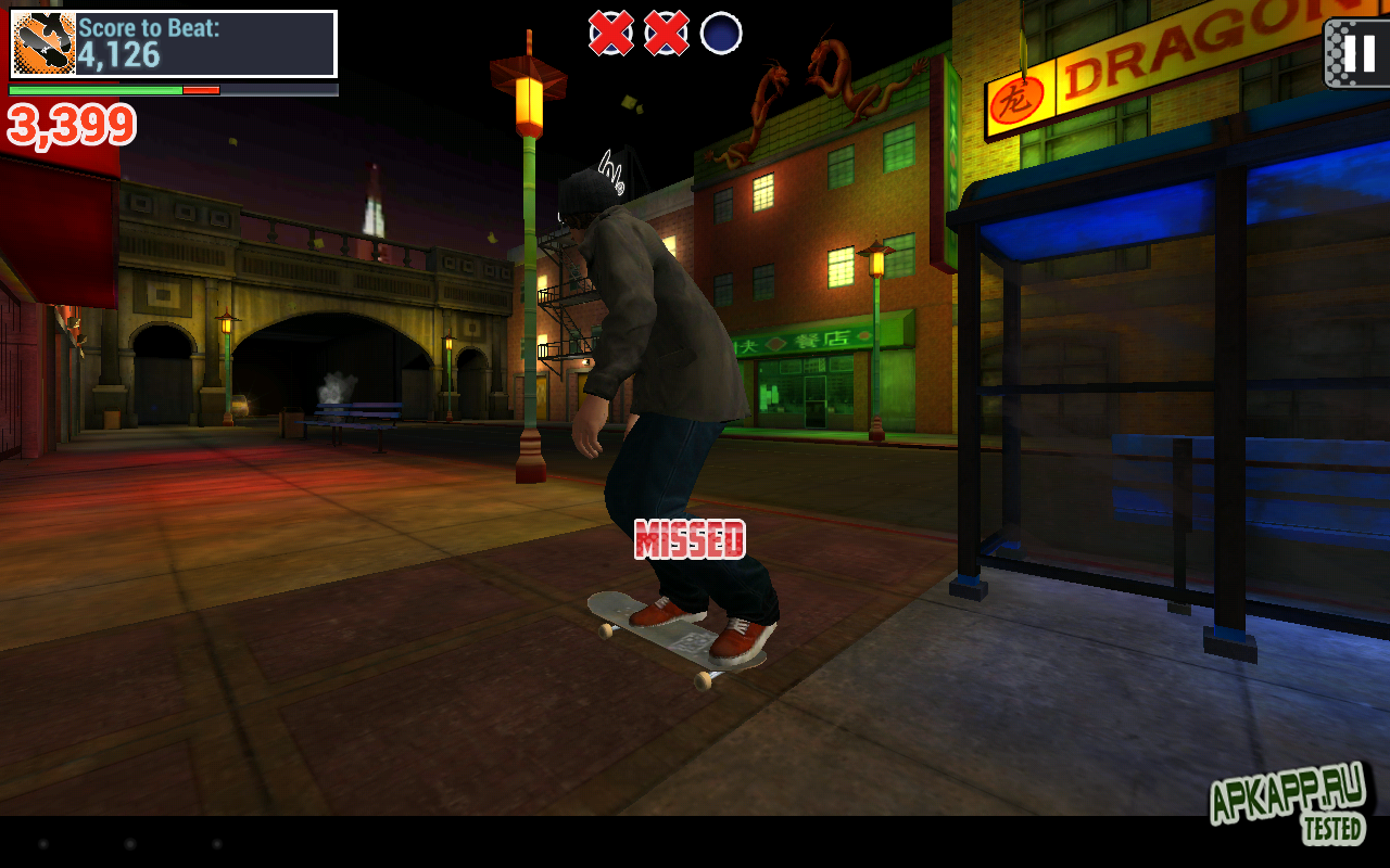 Игра "Tech Deck Skateboarding" на Андроид