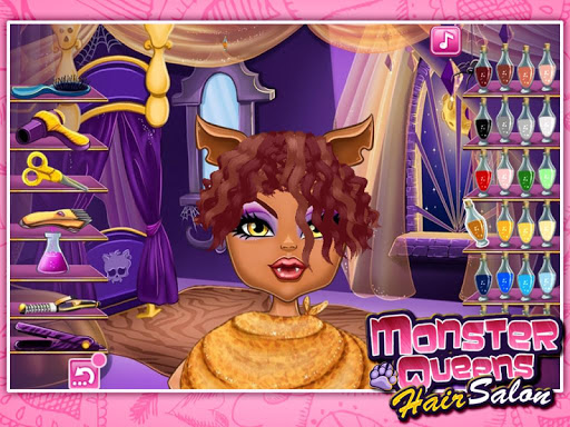 Игра Monster Queens Hair Salon на Андроид