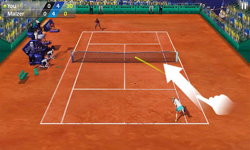 Игра Flick Tennis на Андроид