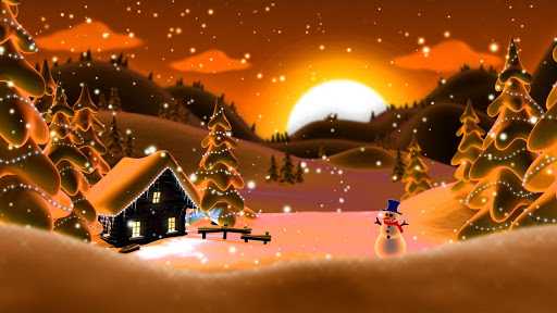Живые обои "Winter Snow Cartoon LWP PRO" на Андроид