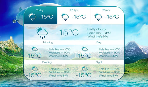 Живые обои "Beautiful seasons weather HD" на Андроид