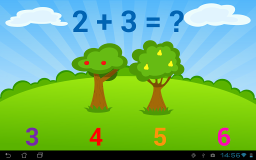 Игра Математика для детей на Андроид