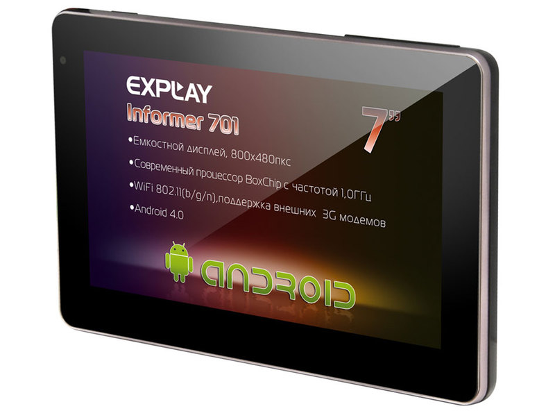 Обзор планшета Explay Informer 701 на Андроид