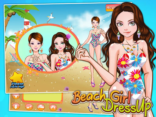 beach girl dress up
