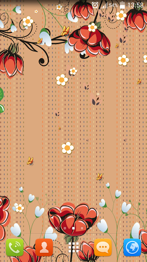 Летние цветы Live Wallpaper скачать на Андроид