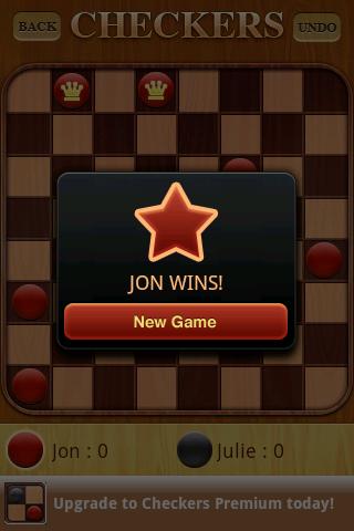 Игра "Checkers" на Андроид