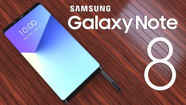 Samsung Galaxy Note 8 внешний вид