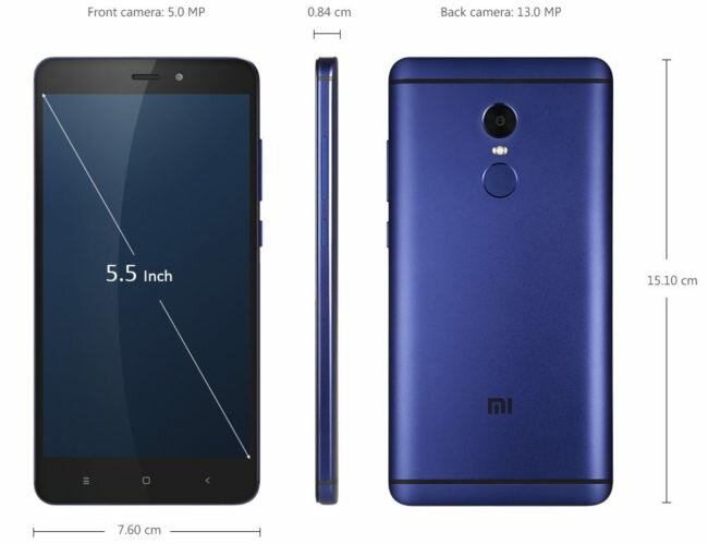 Телефон Xiaomi Redmi Note 4