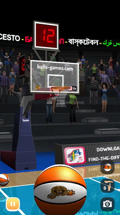 Баскетбол 3D на Андроид