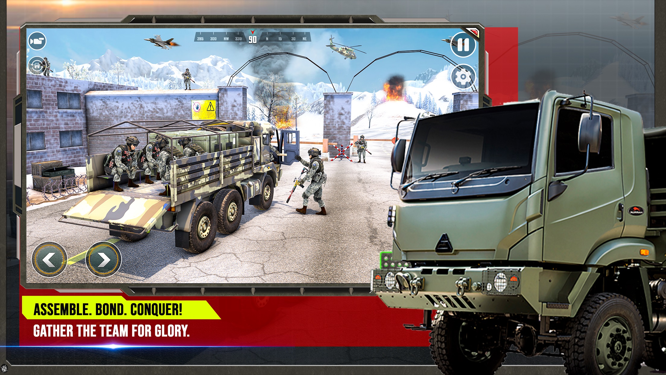 Military Truck Simulator Games на Андроид