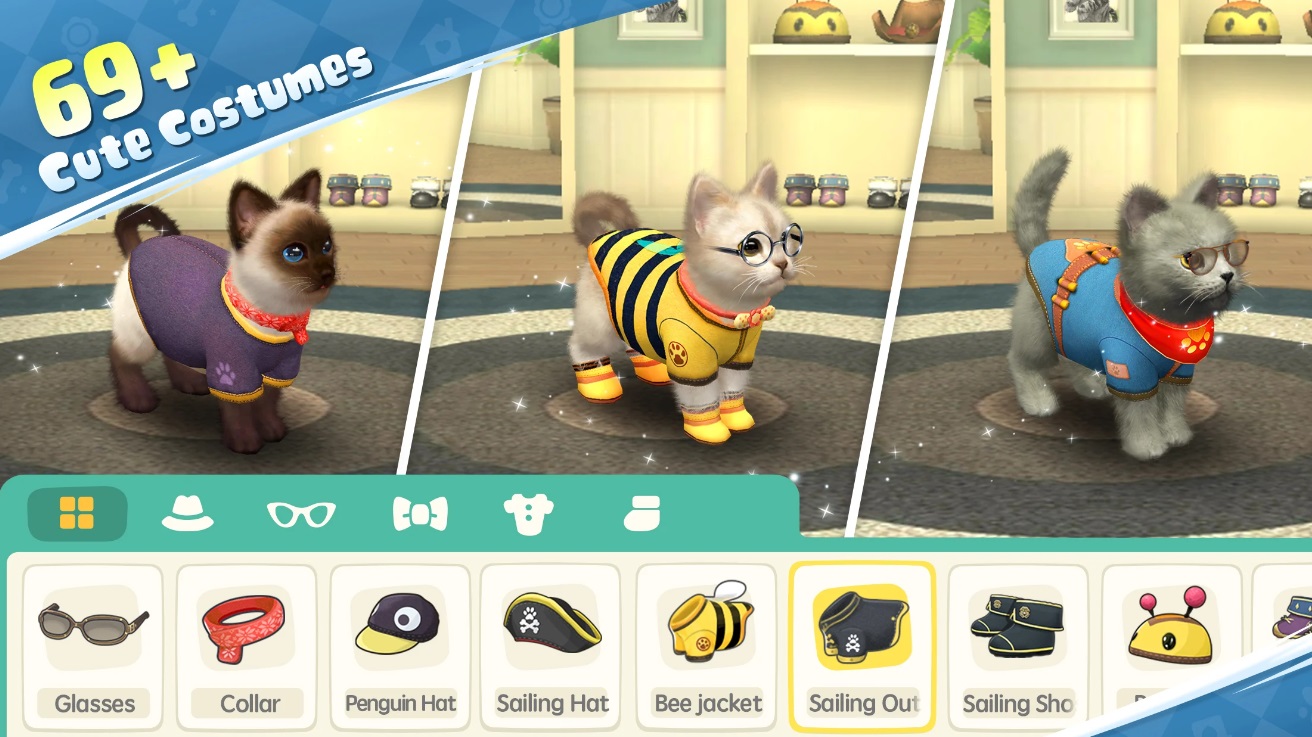 My Cat: Pet Game Simulator на Андроид