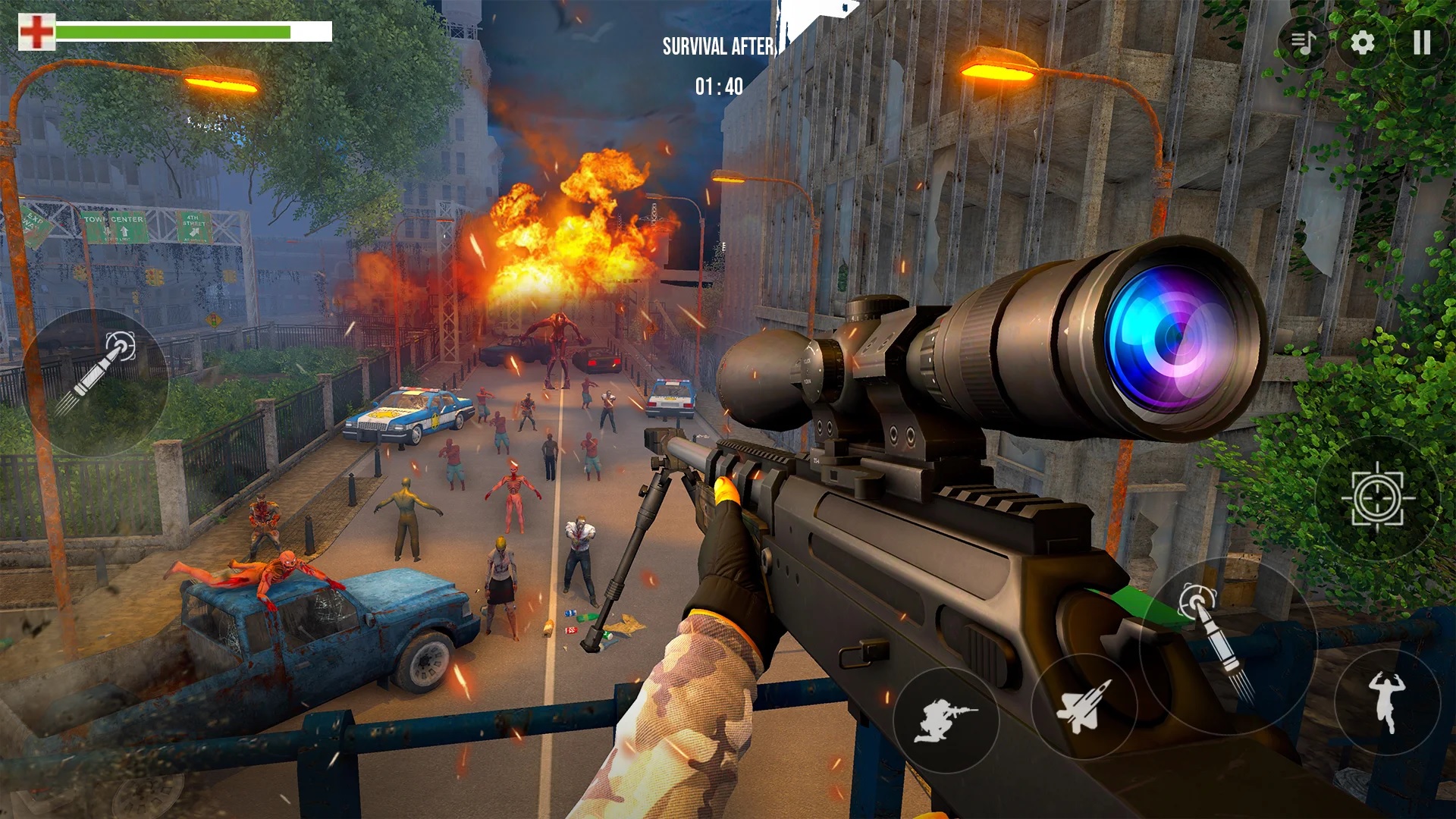 Sniper 3D Zombie: War Shooting на Андроид